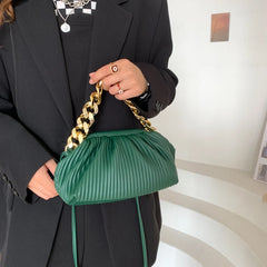 Thick Chain Shoulder Bag Crossbody Clutch Purses for Women
