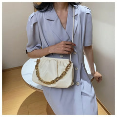Thick Chain Shoulder Bags Crossbody Bag Cloud Bag