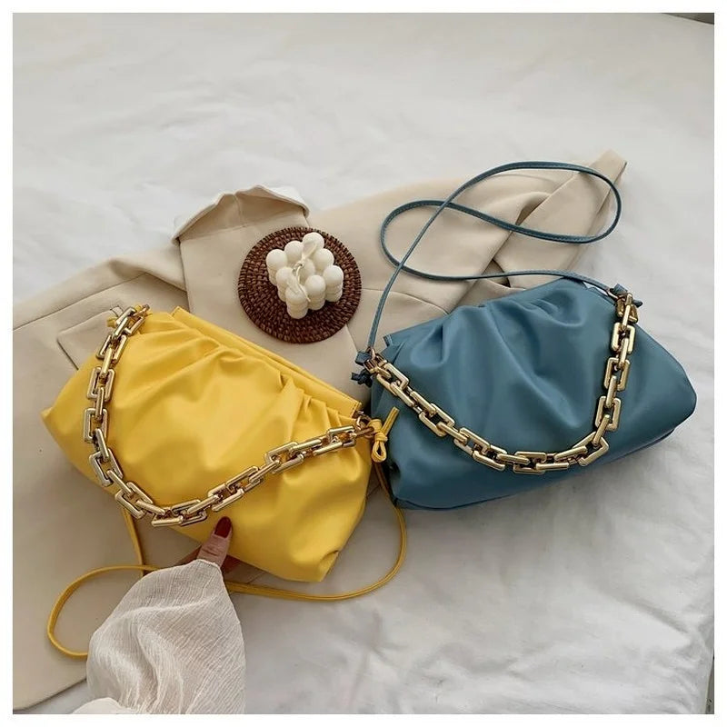 Thick Chain Shoulder Bags Crossbody Bag Cloud Bag