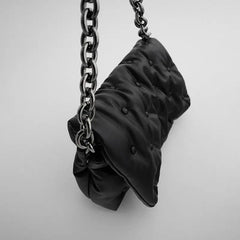 Chain Underarm Bag Soft Oxford Cowboy Bags for Women