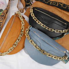 Plaid Crossbody Waist Bag for Women