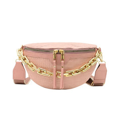 Plaid Leather Women's Fanny Pack Waist Bag Shoulder Crossbody Chest Bags