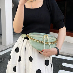Plaid Leather Women's Fanny Pack Waist Bag Shoulder Crossbody Chest Bags
