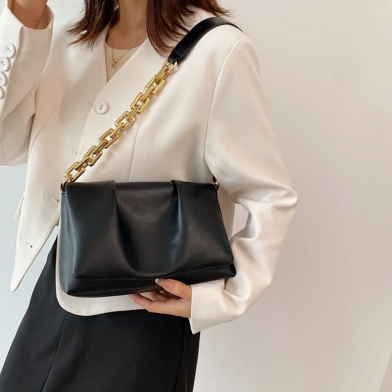 Thick Chain Women Shoulder Bags Small Crossbody Phone P