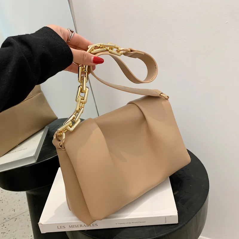 Thick Chain Women Shoulder Bags Small Crossbody Phone P