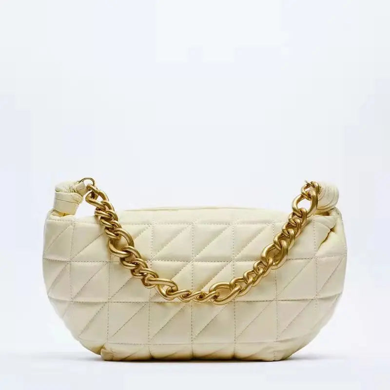 Quilted Lady Bag Green Hobo Bags Shoulder Bags