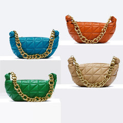 Quilted Lady Bag Green Hobo Bags Shoulder Bags