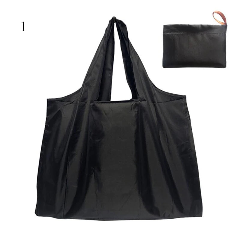 Foldable Shopping Bag Large Capacity Reusable Waterproof Shoulder B