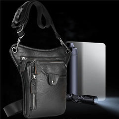Thick Leather Men Casual Classic Shoulder Sling Bag