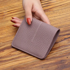 Soft Leather Women Wallets Natural Cowhide Female Short Purse