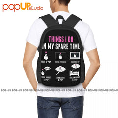 Kpop Backpack Large Capacity 3D Printing Outdoor Running
