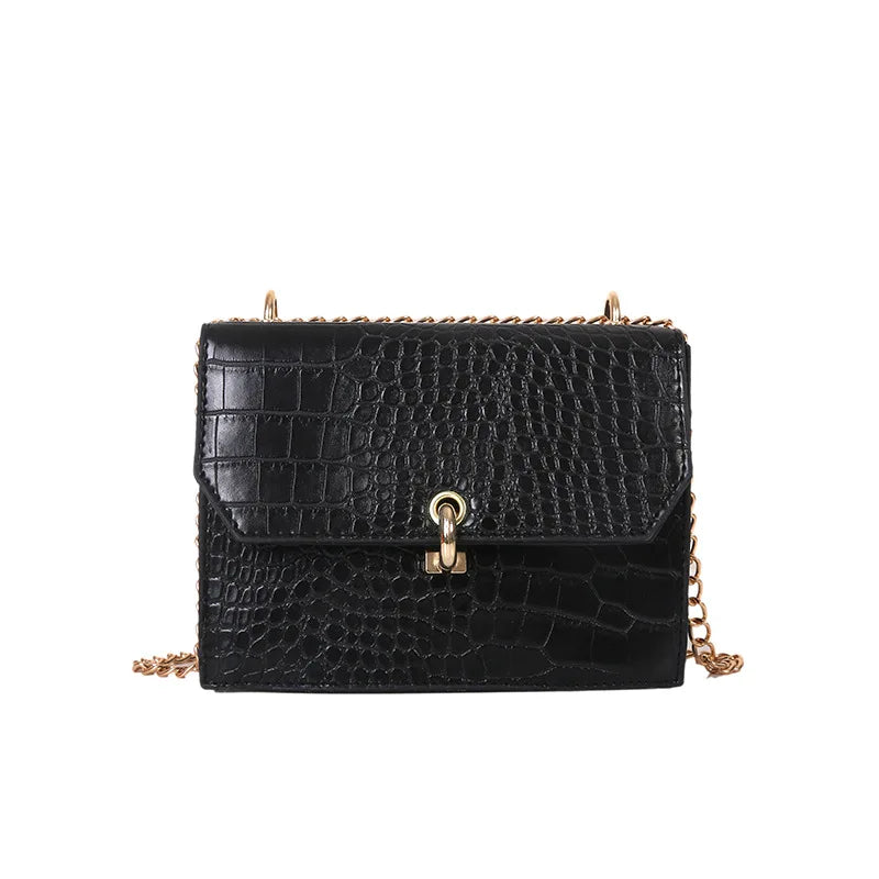 Retro Small Square Bag Chain Crossbody Women's Shoulder Bag