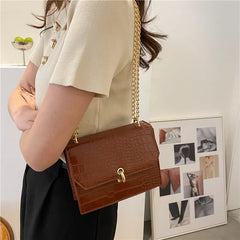 Retro Small Square Bag Chain Crossbody Women's Shoulder Bag