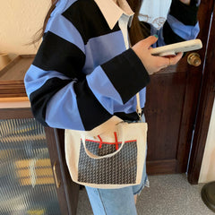 Thousand Birds Women Canvas Messenger Handbag Tote Bag Eco-Friendly