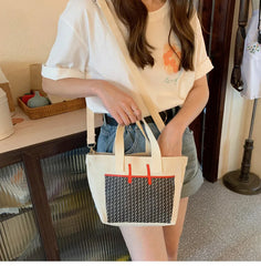 Thousand Birds Women Canvas Messenger Handbag Tote Bag Eco-Friendly
