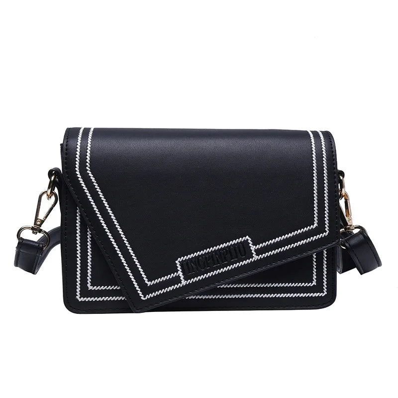 Fashion Crossbody Bag with Wide Shoulder Strap