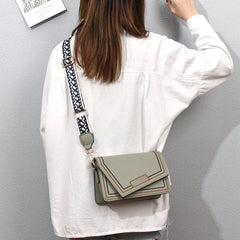 Fashion Crossbody Bag with Wide Shoulder Strap