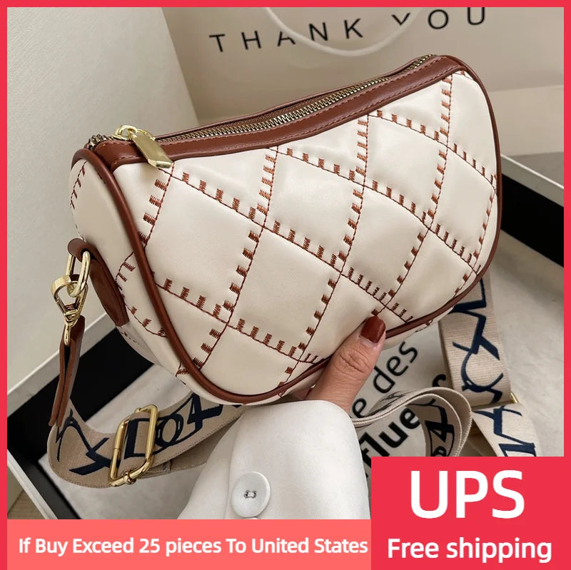 Shoulder Bag Wide Strap Crossbody Bags