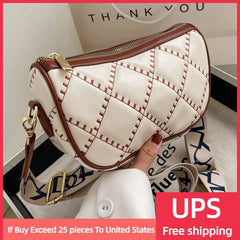 Shoulder Bag Wide Strap Crossbody Bags
