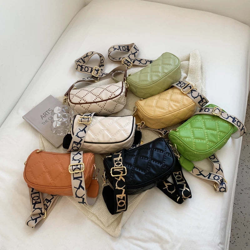 Shoulder Bag Wide Strap Crossbody Bags