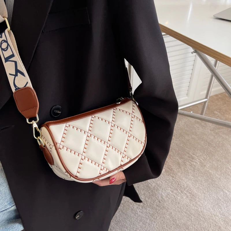 Shoulder Bag Wide Strap Crossbody Bags