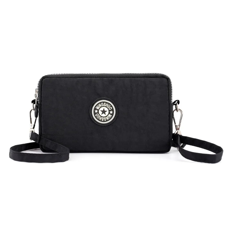 Nylon Crossbody Bag Women Wallet Shoulder Messenger Purse Cell Phone Pouch