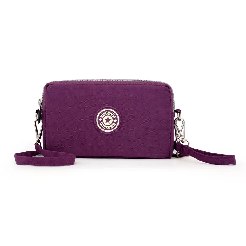 Nylon Crossbody Bag Women Wallet Shoulder Messenger Purse Cell Phone Pouch