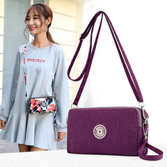 Nylon Crossbody Bag Women Wallet Shoulder Messenger Purse Cell Phone Pouch