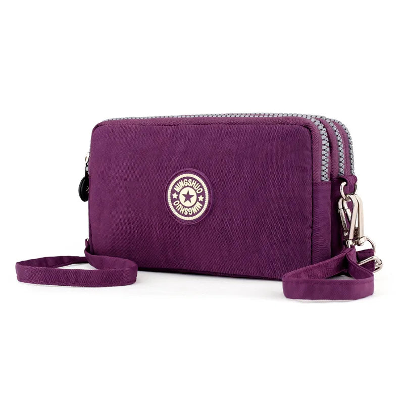 Nylon Crossbody Bag Women Wallet Shoulder Messenger Purse Cell Phone Pouch