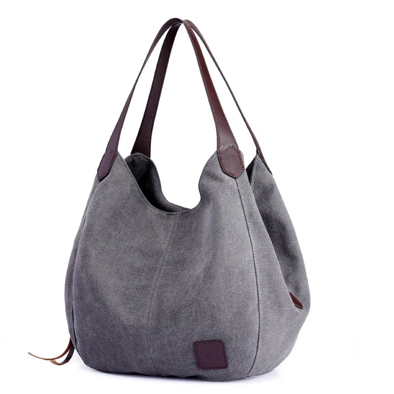 Canvas Totes Bag Handbags for Women Large Capacity Ladies Shoulder Bags