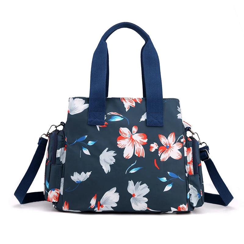 Women Handbags Shoulder bags Flower Nylon Messenger Bags Ladies