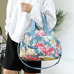 Women Handbags Shoulder bags Flower Nylon Messenger Bags Ladies
