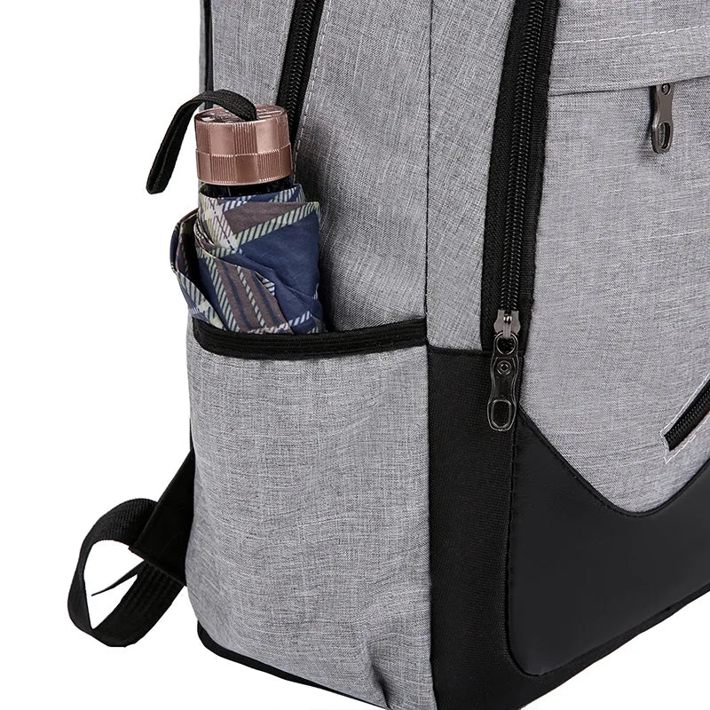 Three-piece Double Backpack Wear-Resistant Computer Backpack