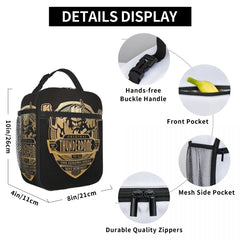 Thunderdome Music Gift Portable Lunch Box Waterproof Hardcore Gabber Thermal
