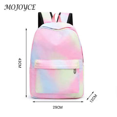 Tie Dye Backpack Set with Lunch Box and Pencil Case