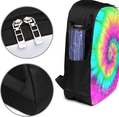 Tie Dye Backpacks Travel Laptop College Bookbag with USB Charging Port