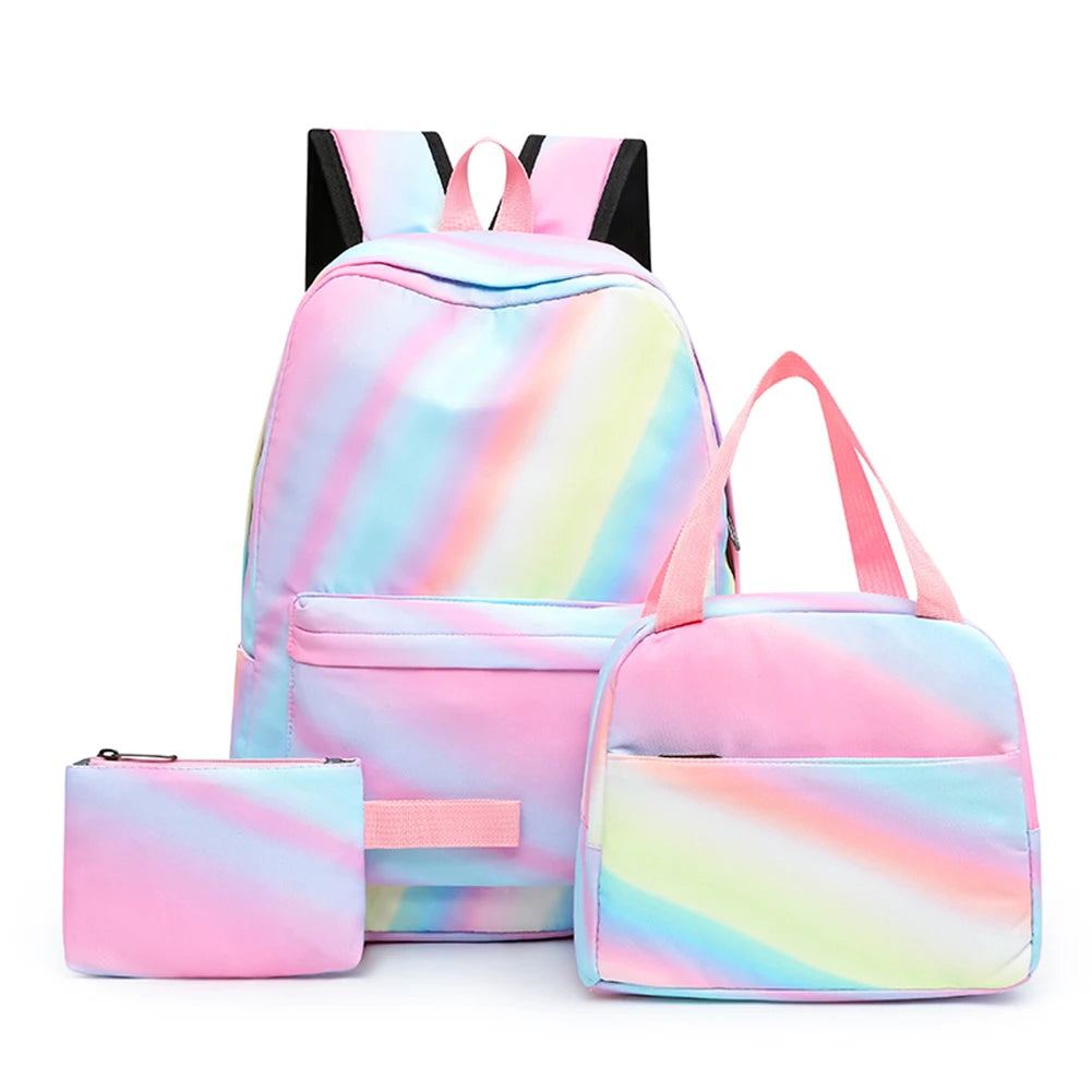 Tie Dye Ink Backpack & Lunch Tote Set
