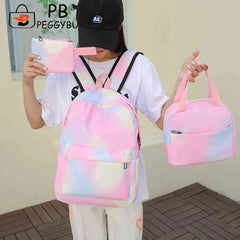 Tie Dye Ink Backpack & Lunch Tote Set