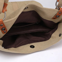 Tilorrene Canvas Women Bag Multi-purpose Shoulder Backpack Handbag