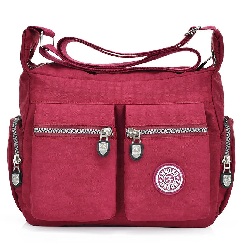 Tilorraine Waterproof Shoulder Cross Body Bag Nylon Travel Messenger