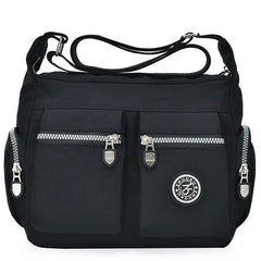 Tilorraine Waterproof Shoulder Cross Body Bag Nylon Travel Messenger