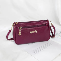 Tilorraine Women Crossbody Bag Large Capacity Shoulder Casual Middle-Aged Ladies