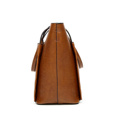 Tinkin Pu Leather Women Shoulder Bag Larger Capacity Women Handbag