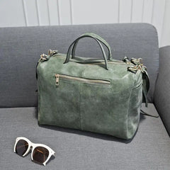 Winter-Style Large Women's Frosted Handbag Vintage Messenger Bag