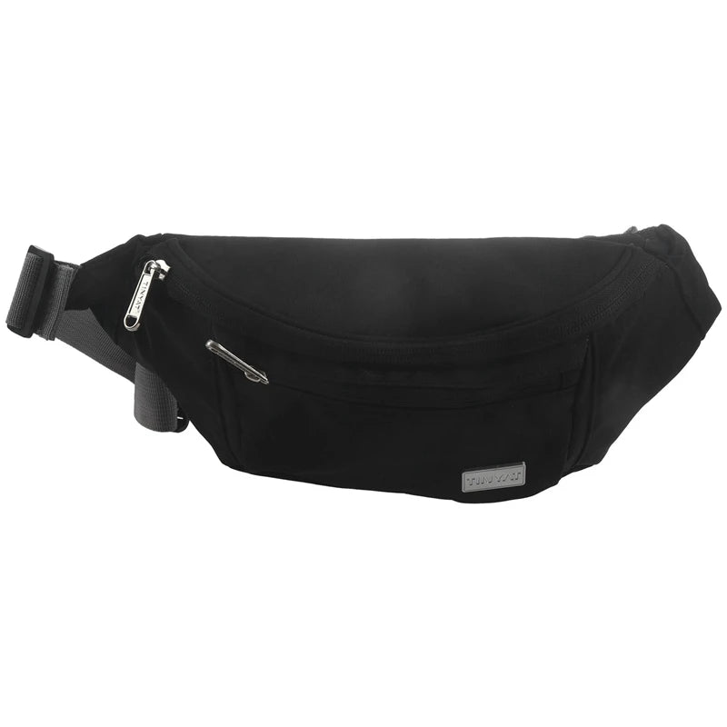 Tinyat Waist Bag Pack Travel Phone Belt Bag Casual Shoulder Chest Bag Fanny Pack