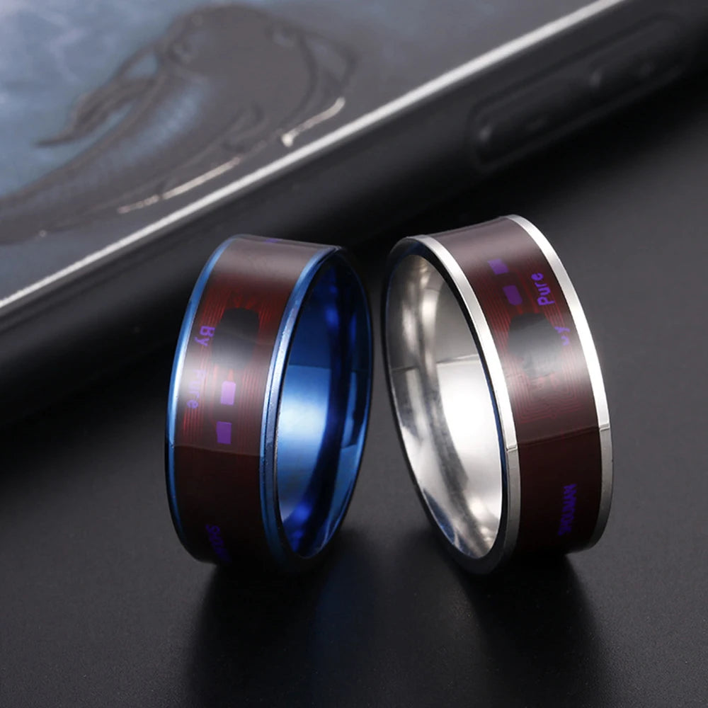 Titanium Steel NFC Intelligent Ring Smart Home Intelligent Wear