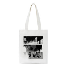 Titans Attack Canvas Gift Bag Large Capacity Harajuku Female Shoulder Bag