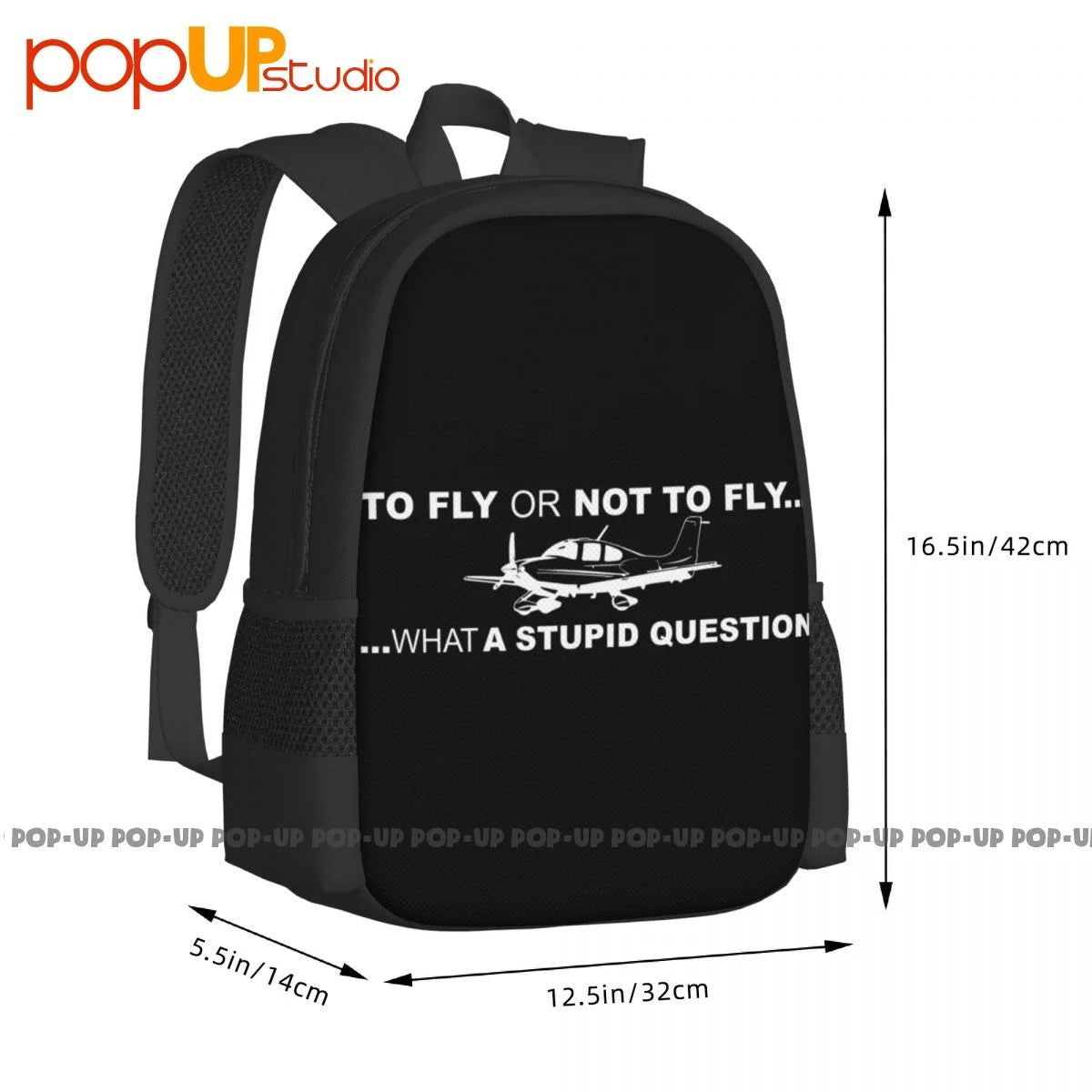 Fly Or Not Fly Pilot Tri-Blendaviation Backpack