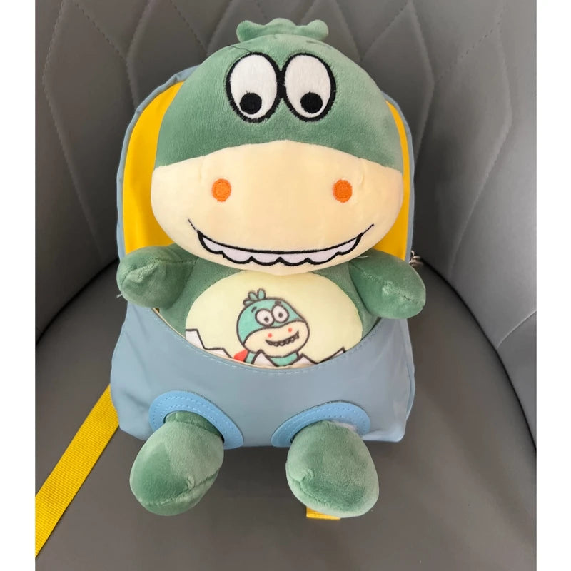 3D Cartoon Dinosaur Toddler Backpack for Boys and Girls