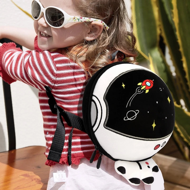 Toddler Backpack Anti-Lost Harness Astronaut Daypack Safety Leash Boys Girls 1-3